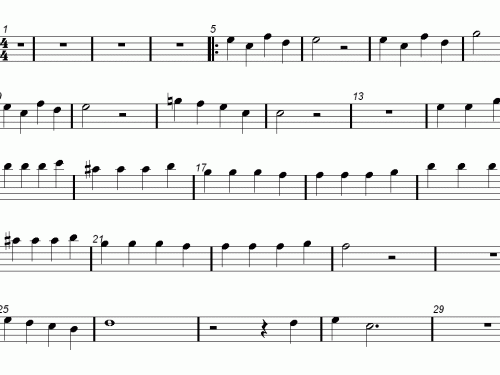 THE LAST OF US Alto sax Sheet music – Theme – Sheet music