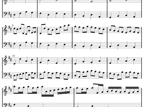 CANON IN D MAJOR Easy Piano Sheet music