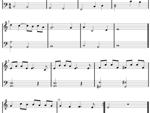 ONCE UPON A TIME IN THE WEST Easy Piano Sheet music