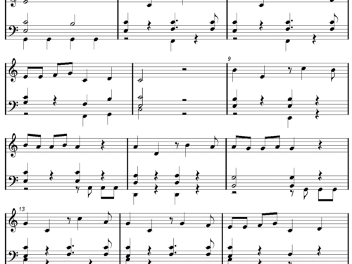 THE FLINTSTONES Theme Song Easy Piano Sheet music