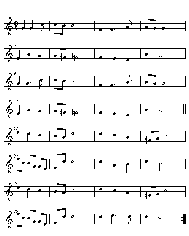SANTA LUCIA PDF Sheet music | Easy Music